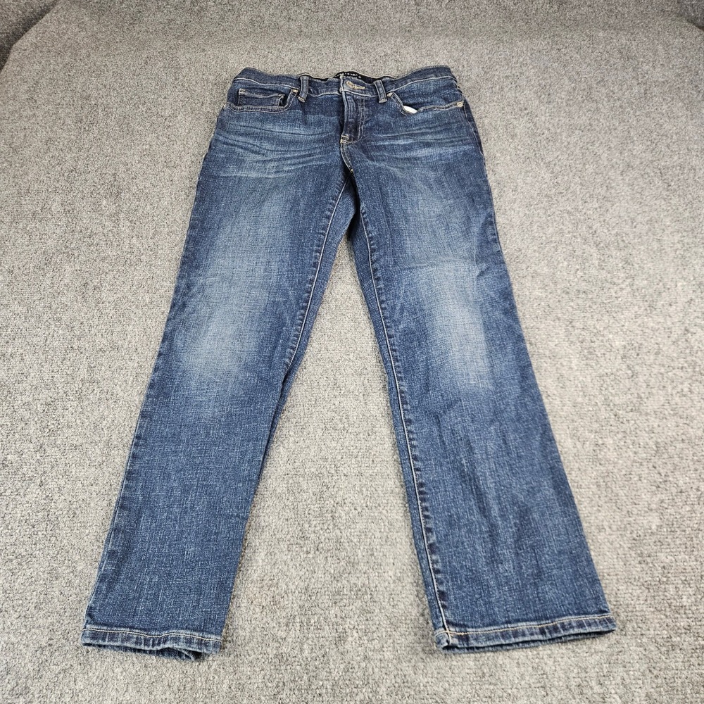 Lucky Brand Sweet Crop Jeans Womens 6/28 Dark Wash Blue Denim Cropped Mid Rise